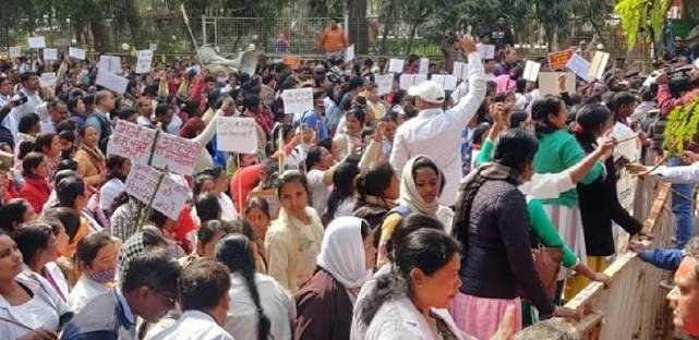 झारखंड में स्वास्थ्य कर्मियों का विरोध तेज: काले बिल्ले से शुरू हुआ आंदोलन, महीने के अंत में सचिवालय घेरेंगे...