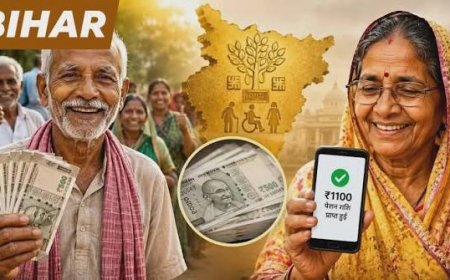 बिहार में पेंशन की सौगात: 97 लाख से ज्यादा लोगों के खाते में आए 1100 रुपये, अब हर 10 तारीख को मिलेगी राशि...