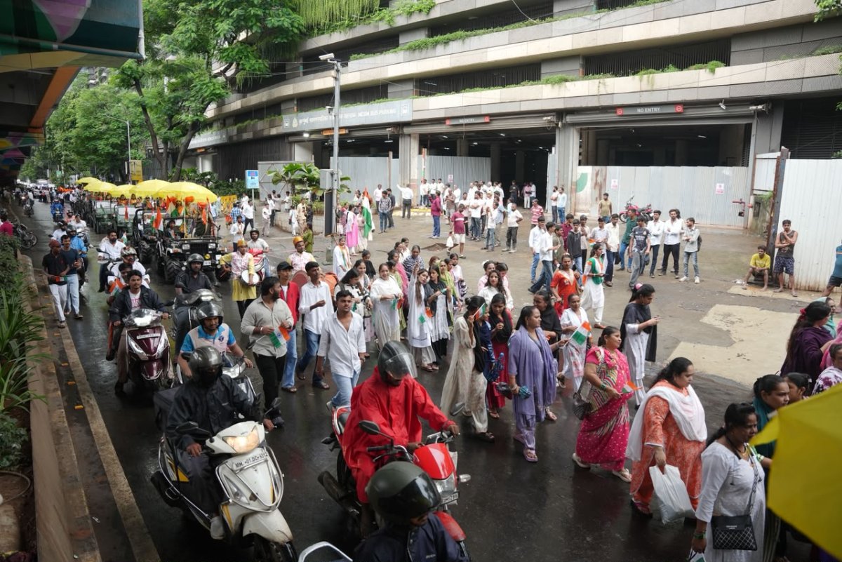 Nidarshana Gowani Leads Kamala Trust’s Grand Tiranga Rally in Mumbai