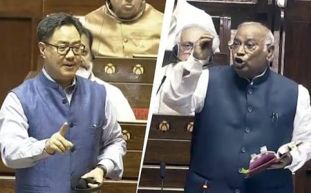 Rajya Sabha में Kharge vs Rijiju: 'मुझे नियम न सिखाएं', नेता प्रतिपक्ष का पलटवार, पवन खेड़ा के बचाव में उतरे