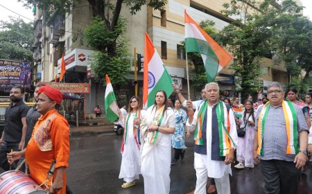 Nidarshana Gowani Leads Kamala Trust’s Grand Tiranga Rally in Mumbai