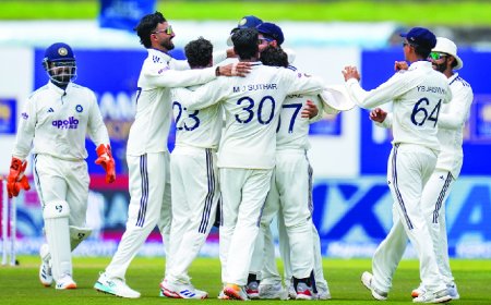 IND vs SL 1st Test Day 3: दिनुशा के शतक के बाद भी श्रीलंका 178 रन पीछे, मानव सुथार ने लिए 4 विकेट