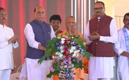 लखनऊ छावनी बनेगी मॉडल छावनी, राजनाथ सिंह और योगी आदित्यनाथ करेंगे 101 करोड़ की 12 परियोजनाओं का शिलान्यास