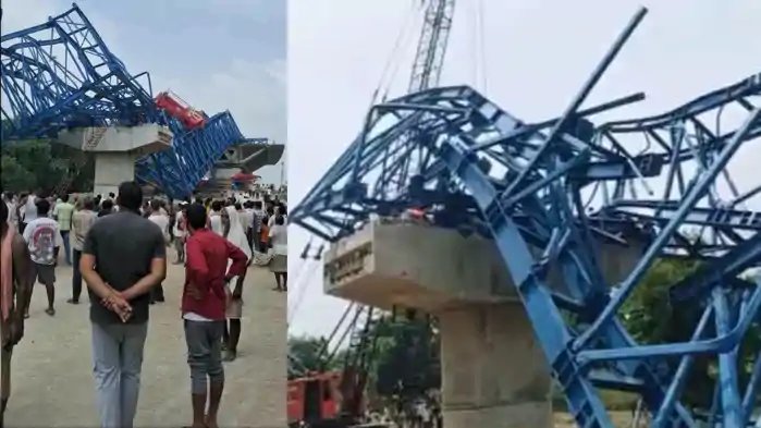 वैशाली में भारतमाला प्रोजेक्ट के NH-139W फोरलेन पुल का लॉन्चर गिरा, 6 मजदूर घायल, तेजस्वी ने सरकार पर साधा निशाना