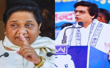 मायावती ने फिर किया आकाश आनंद को पैदल, बोलीं- अभी मैच्योर नहीं, नेशनल कोऑर्डिनेटर पद से हटाया, 4 दिन में दो बैठकों में नहीं बुलाया