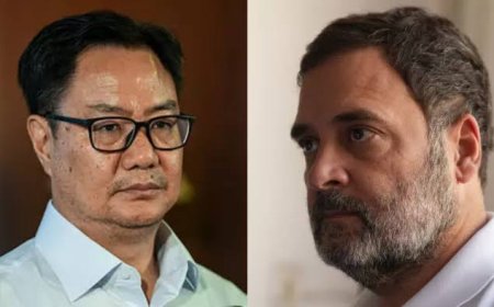 SIR पर बवाल जारी! राहुल गांधी के CEC को इस्तीफा दो वाले बयान पर भड़की BJP, रिजिजू बोले- समाज में गलत संदेश जाएगा
