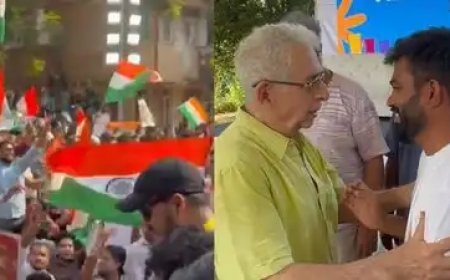 मुंबई के शिवाजी पार्क में CEC के इस्तीफे को लेकर CJP का जेल भरो आंदोलन, खचाखच भरी भीड़, नसीरुद्दीन शाह भी पहुंचे