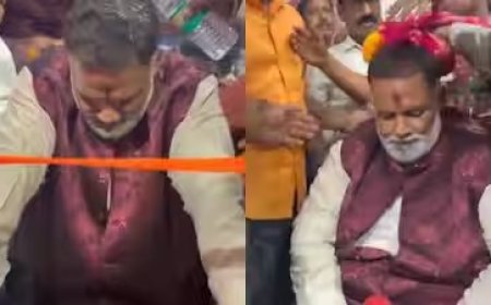  कटिहार में मंच पर गिरते-गिरते बचे Pappu Yadav - फीता काटते ही आए तेज चक्कर, सिर पर डाला पानी, कार्यक्रम बीच में छोड़ पूर्णिया लौटे, घर पर बुलाए डॉक्टर
