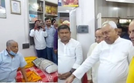 नीरज कुमार के घर पहुंचे नीतीश कुमार, हालचाल लिया तो अनंत सिंह के 'बीमारी नाटक' वाले बयान पर लगा विराम - बोले थे 'टोटका करता है, बीमार नहीं है', अब होम्योपैथिक दवा शुरू?